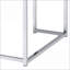 Chêne naturel Table basse chromée - Centre de table spacieux et moderne avec base stable
