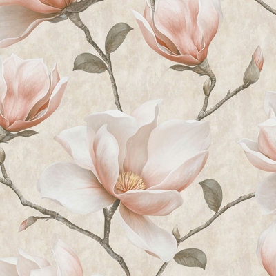 Grand Magnolia Wallpaper Sample