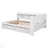 Bed With L-Shaped Bookcases,Drawers-457792807