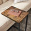 Abdyl 30cm W Steel Bedside Table