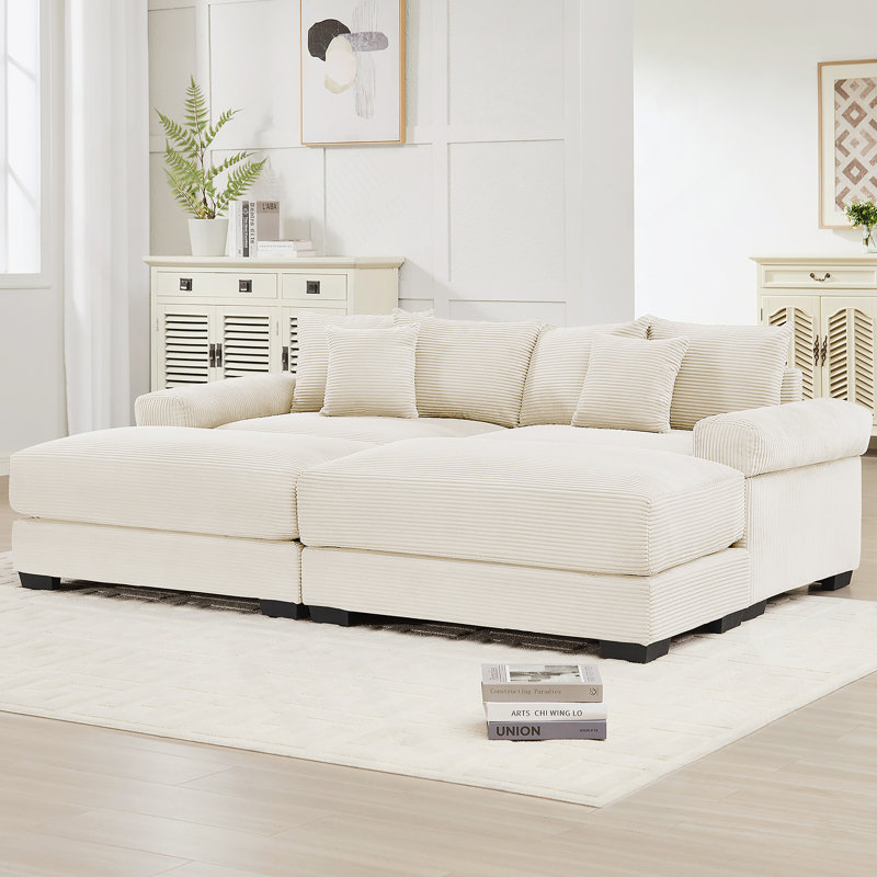 Canapé modulaire surdimensionné 82,6 po Cloud