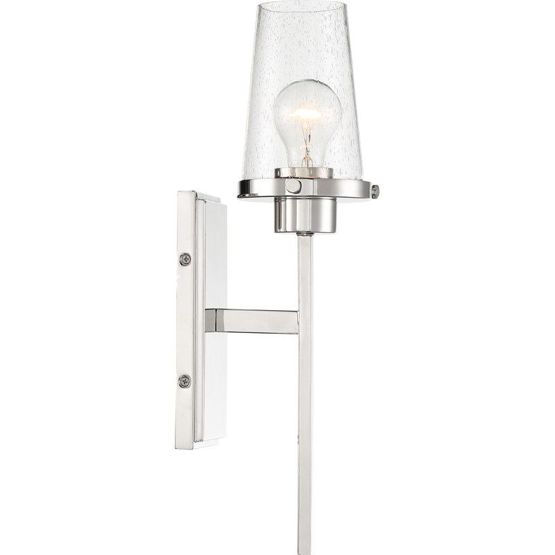 Cliffo Steel Wallchiere, Polished Nickel