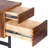 Dakota Solid Wood Top Metal Base Writing Desk