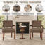 Ensemble de fauteuils d'appoint en chenille de 32,6 po de hauteur pour salon Soave Soave-2116328803
