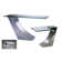 Clasp 3 - Piece Glass Top Living Room Table Set