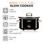Tower 3.5L Stainless Steel Slow Cooker with 3 Heat Settings and Keep Warm Function, 210W