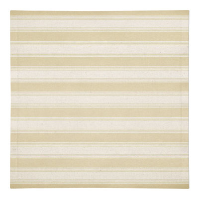 Serviette rectangulaire en coton à rayures