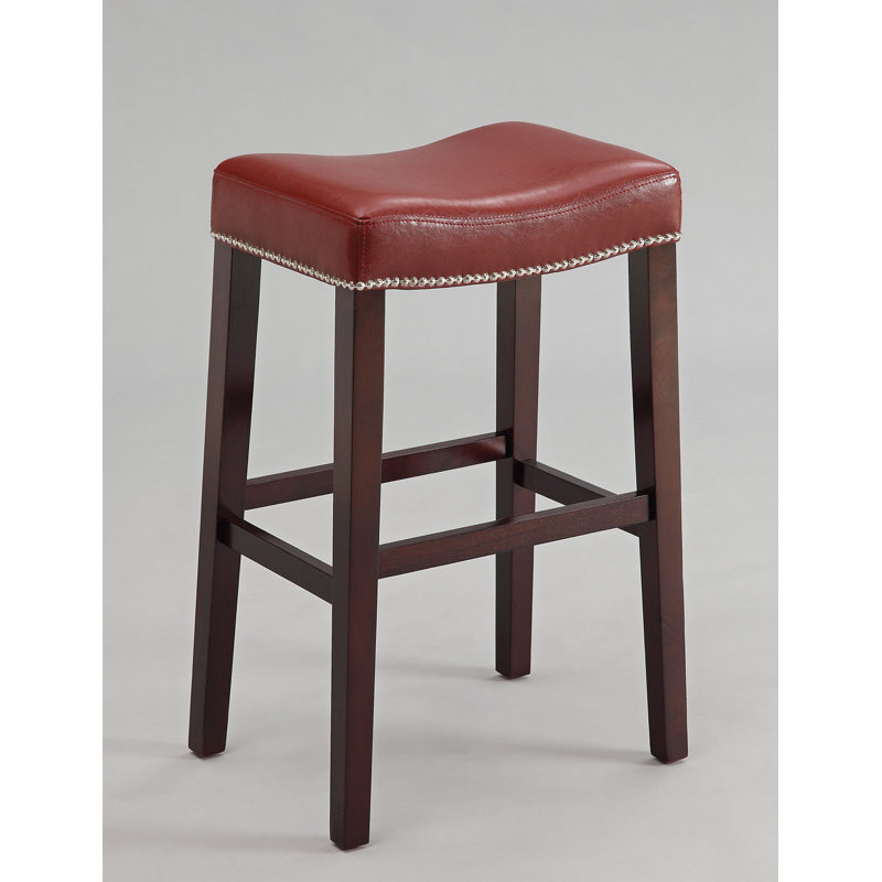 Tabouret de bar 30 po Evalina, Rouge, Tabouret de bar (siège d'une hauteur de 30 po)