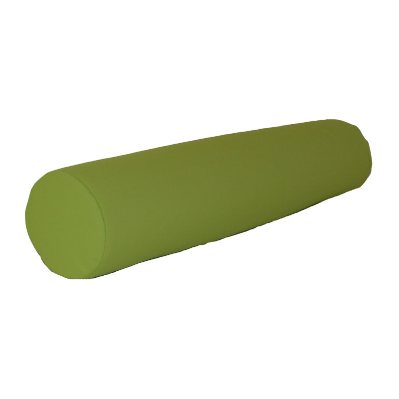 Sundown Acrylic Bolster Pillow, Lime Green, 7" H x 36" W