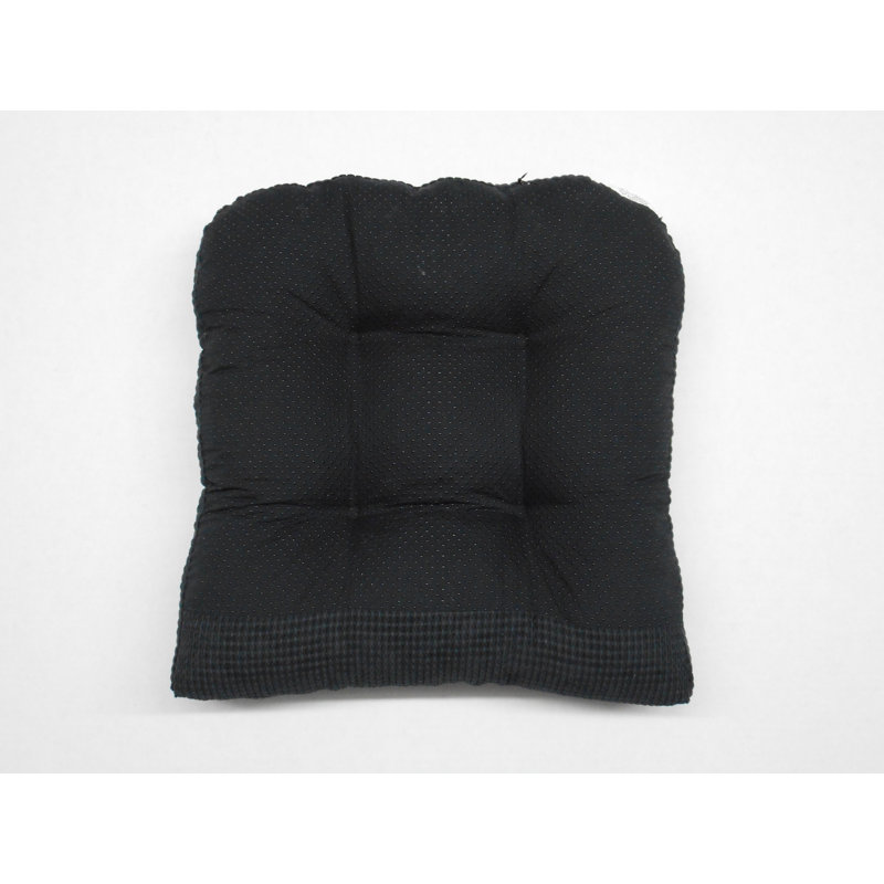 Coussin de chaise 2 paquets, Noir