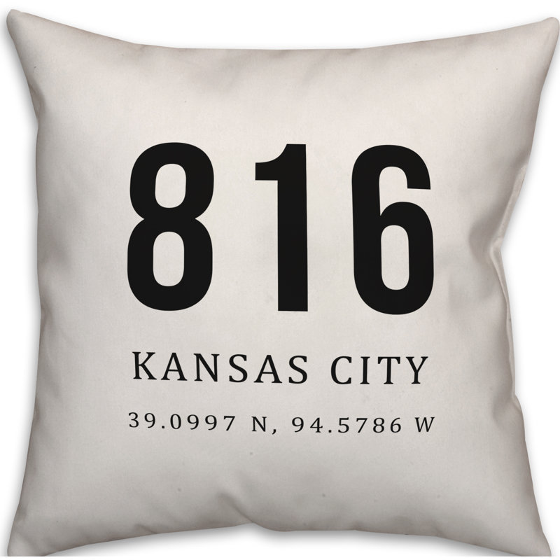 Coussin décoratif intérieur / extérieur Kansas Kansas City