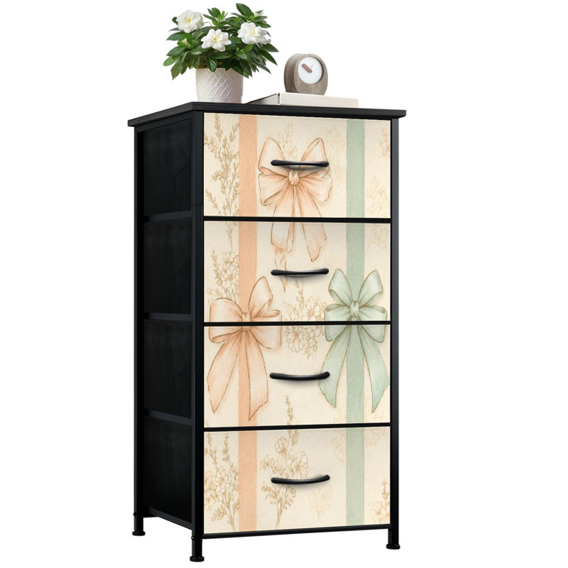 Commode de rangement verticale 4 tiroirs