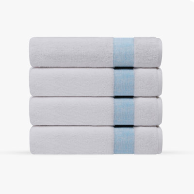 Jonnae 4 pcs Turkish Bath Towels Set