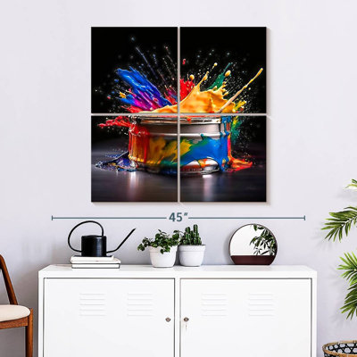 Drum Sounds In Cascades Of Colours