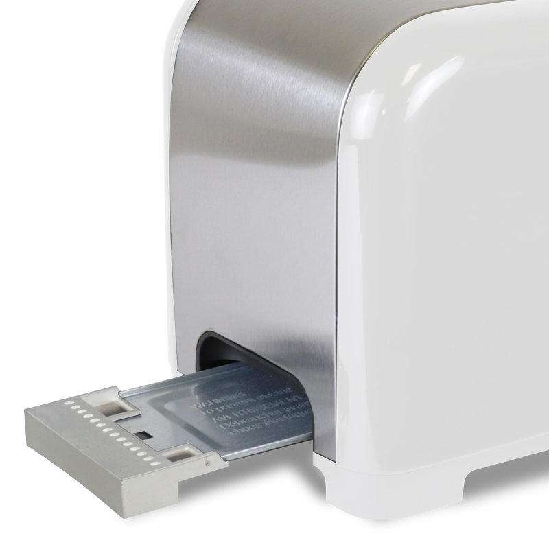 Kenmore 2 Slice Extra Wide Slots Toaster with Bagel & Defrost Functions, White