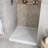 36 in. x 36 in. Alcove Acrylic Shower Base in Glossy White With Center Drain, Drain Included-114639079