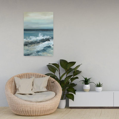 Art mural contemporain contemporain serein