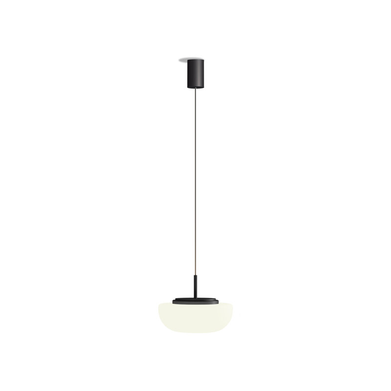 Kiki 1 - Light Single Geometric Pendant with Canopy, Anthracite