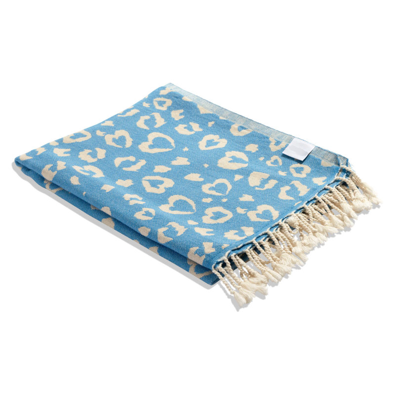 Serviette de plage et de bain Antalya, Bleu