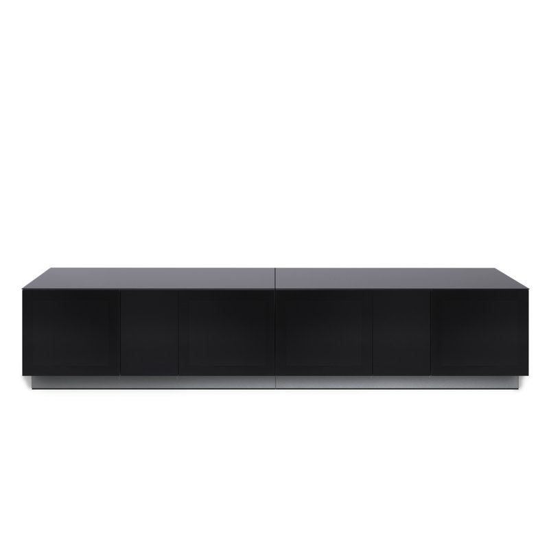 Berke Unfinished TV Stand for TVs up to 88", Black