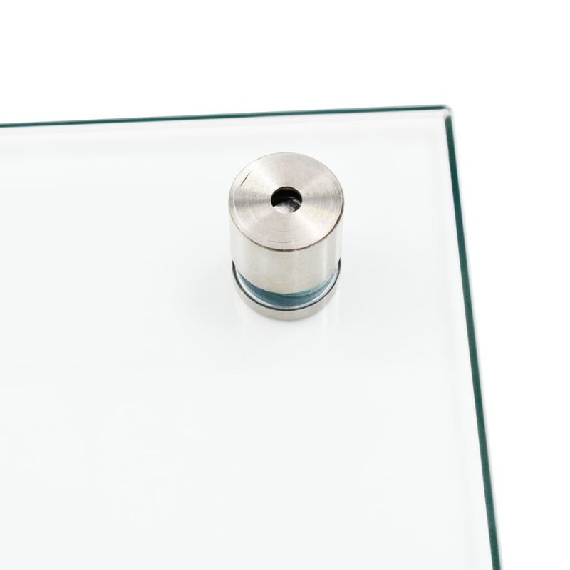 Howse 60cm W x 80cm L Glass Peel and Stick Field Tile, Transparent