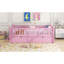 Lit plateforme en bois avec garde-corps et 2 tiroirs-2121493577