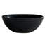 Baignoire luxueuse à surface solide noire matte profonde pour une expérience de spa relaxante
