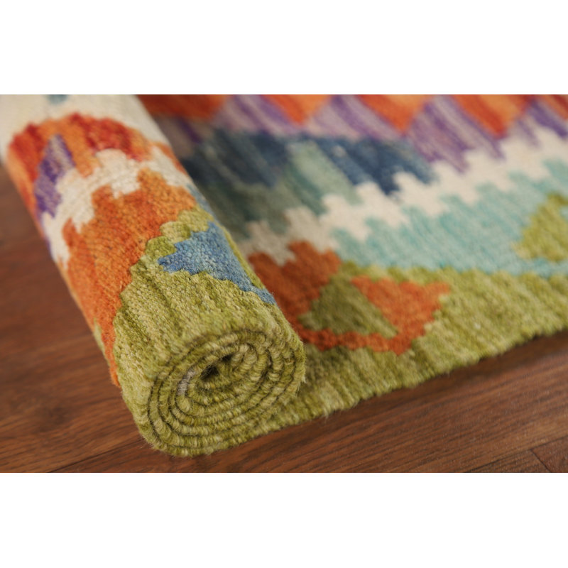 Tapis kilim en laine South Western