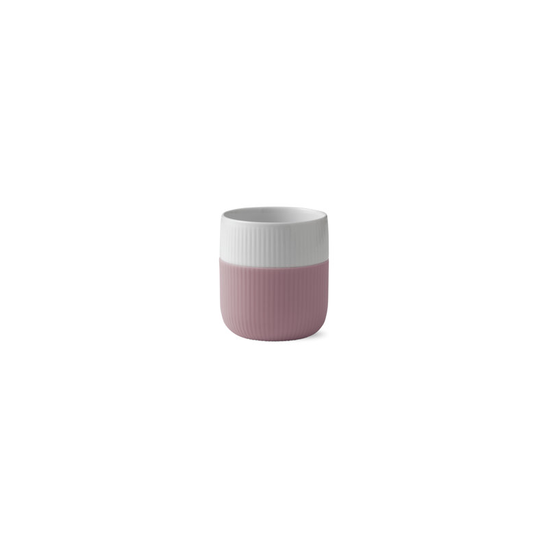 Contrast Porcelain Coffee Mug, Crimson/White