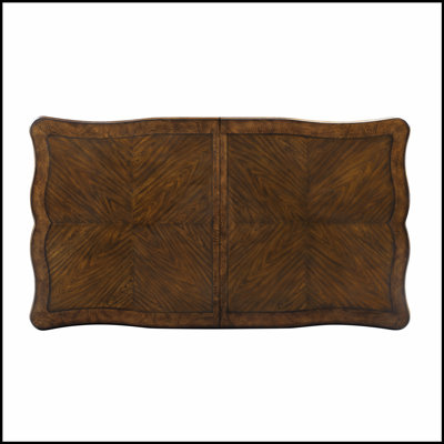 Latisha Antique Oak Finish Extendable Dining Table with 16-Inch Leaf for Versatile Seating and Elegant Design