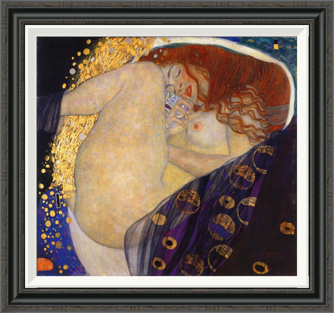 " Danae 1908 " by Gustav Klimt Vault W Artwork 