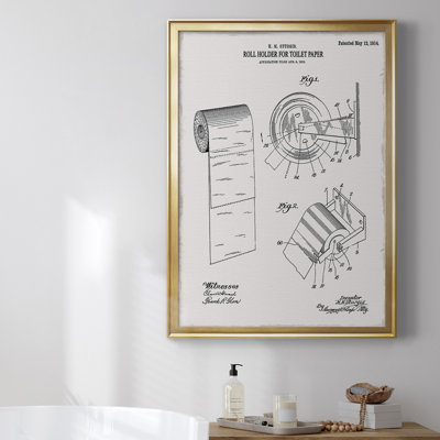 Toile de papier hygiénique de qualité supérieure brevetée III - prête à être accrochée