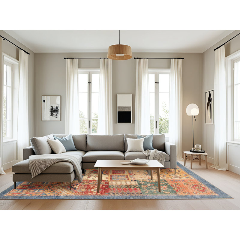 Tapis abstrait moderne et abstrait 3733ABS3749, Rectangle 8 pi x 10 pi