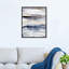 Modern Gray Brush Stroke Painting Print-69341761-69341762