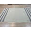 6x9 Ivory Flat Weave Wool Subtle Linear Texture Geometric Modern Contemporary Carpet Rug