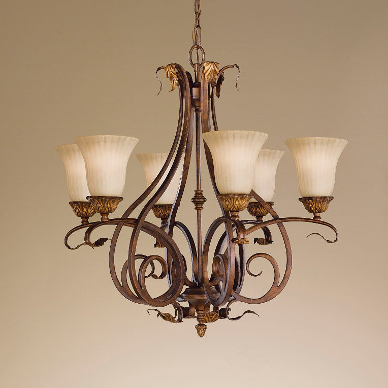 Balsam 6 - Light Shaded Chandelier