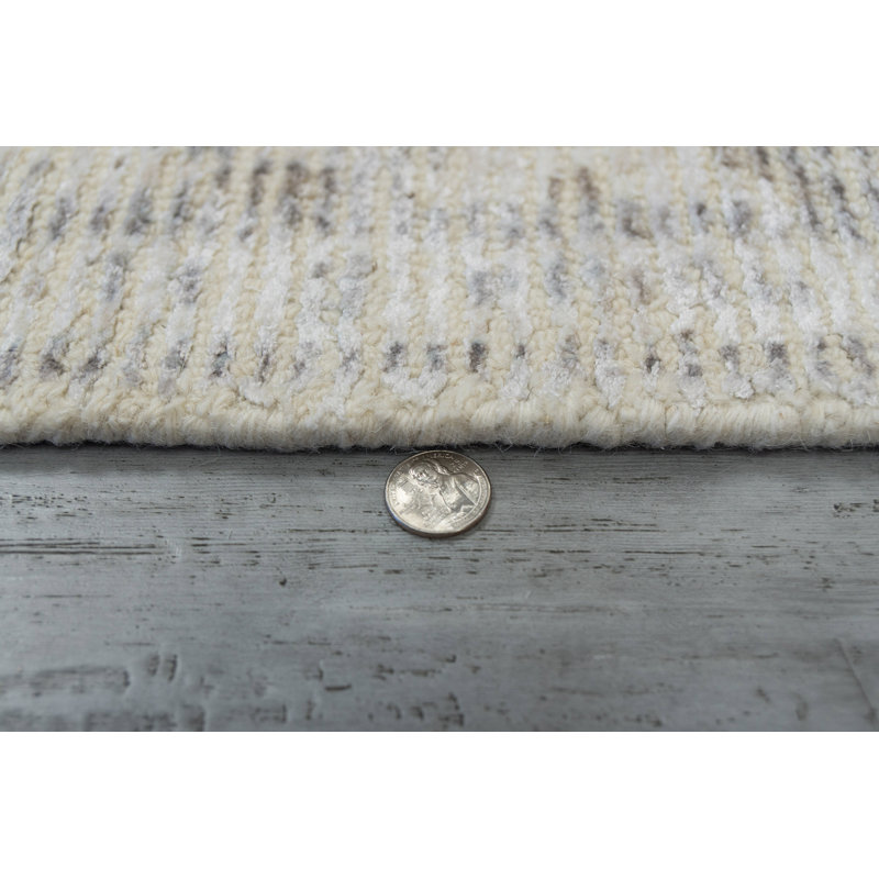 Stefano 15700-189 ivoire / beige / gris, Rectangle 5 pi x 8 pi