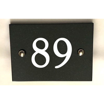 Brumby 10cm H Reflective Stone House Number