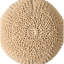 Pouf Modern Asian House - tissé en tricot de coton, 20 po x 20 po x 14 po