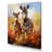 Zèbre impressionniste, zèbres II sur toile-92008970
