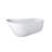 67-Inch Solid Surface Soaking Bathtub With Overflow For Bathroom