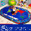 Tapis avec carte du monde KidCarpet - tapis éducatifs avec alphabète pour enfants, et classes préscolaires et primaires-366458521