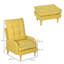 Rowen 70cm Wide Velvet Standard Recliner-207178833