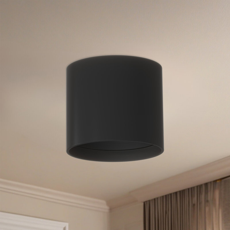 Falco 1 - Light LED Flush Mount, Black