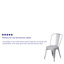Commercial GradeMetal Indoor-Outdoor Stackable Chair-984495315