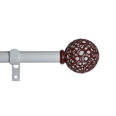 Nellis Adjustable Single Curtain Rod