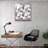 Stunning Decorative Tempered Glass Painting, 19.7 x 19.7 Inches | 100% Tempered Glass, Thickness: 0.16 Inches | UV Printing for Vibrant Colors | Perfect for Home Décor, Living Room or Office Wall Art