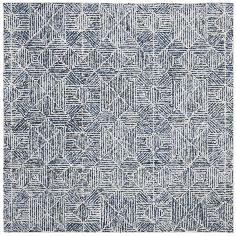 Geometric Hand Woven Area Rug
