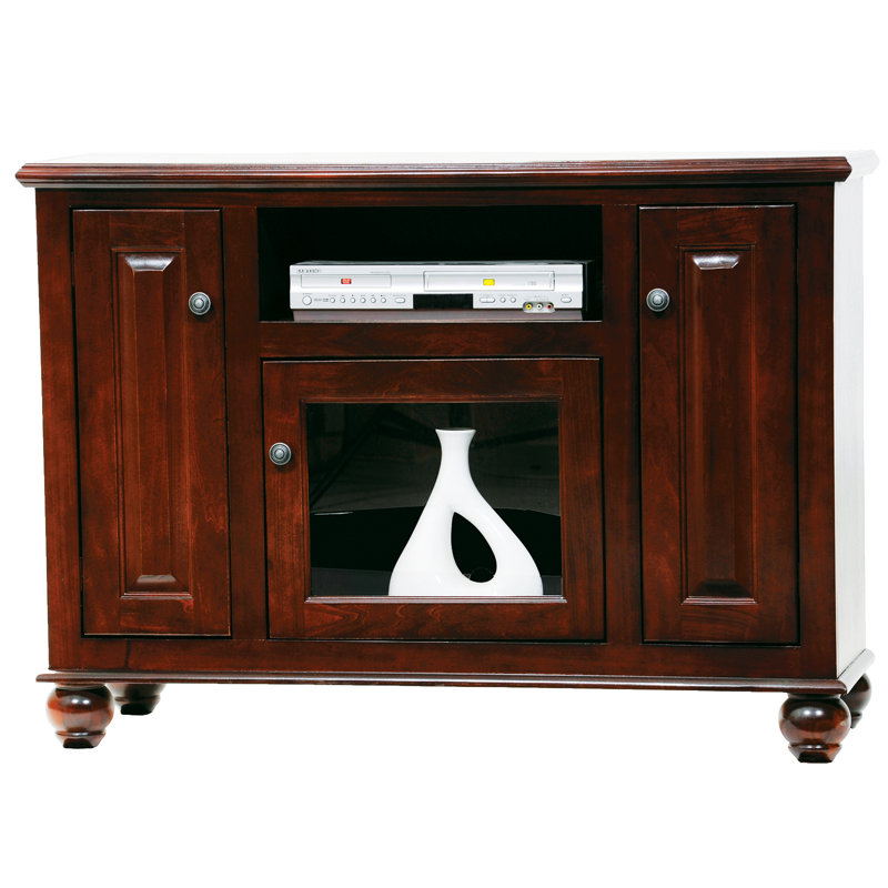 Spoffo Unfinished TV Stand for TVs up to 50", European Dark Blue