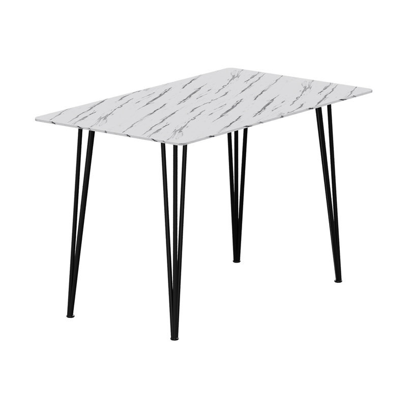 Metal Base Dining Table